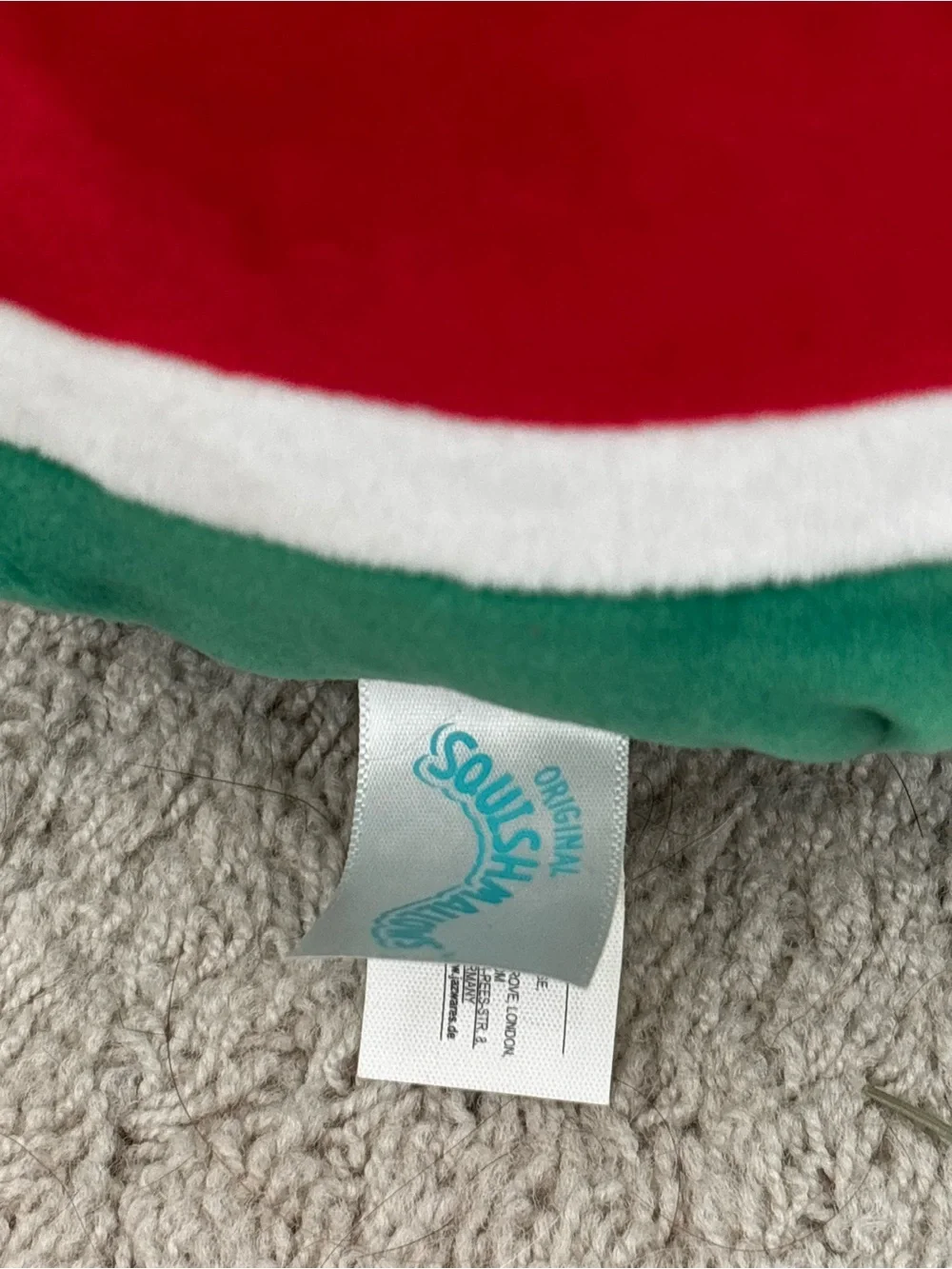SQUISHMALLOWS Winsey the Watermelon Plush Toy Red Green White